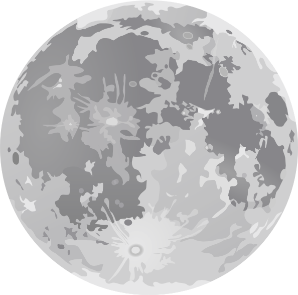 this clip art fell off the back of a truck and had free written on it. Full moon, semirealistic, subjectively